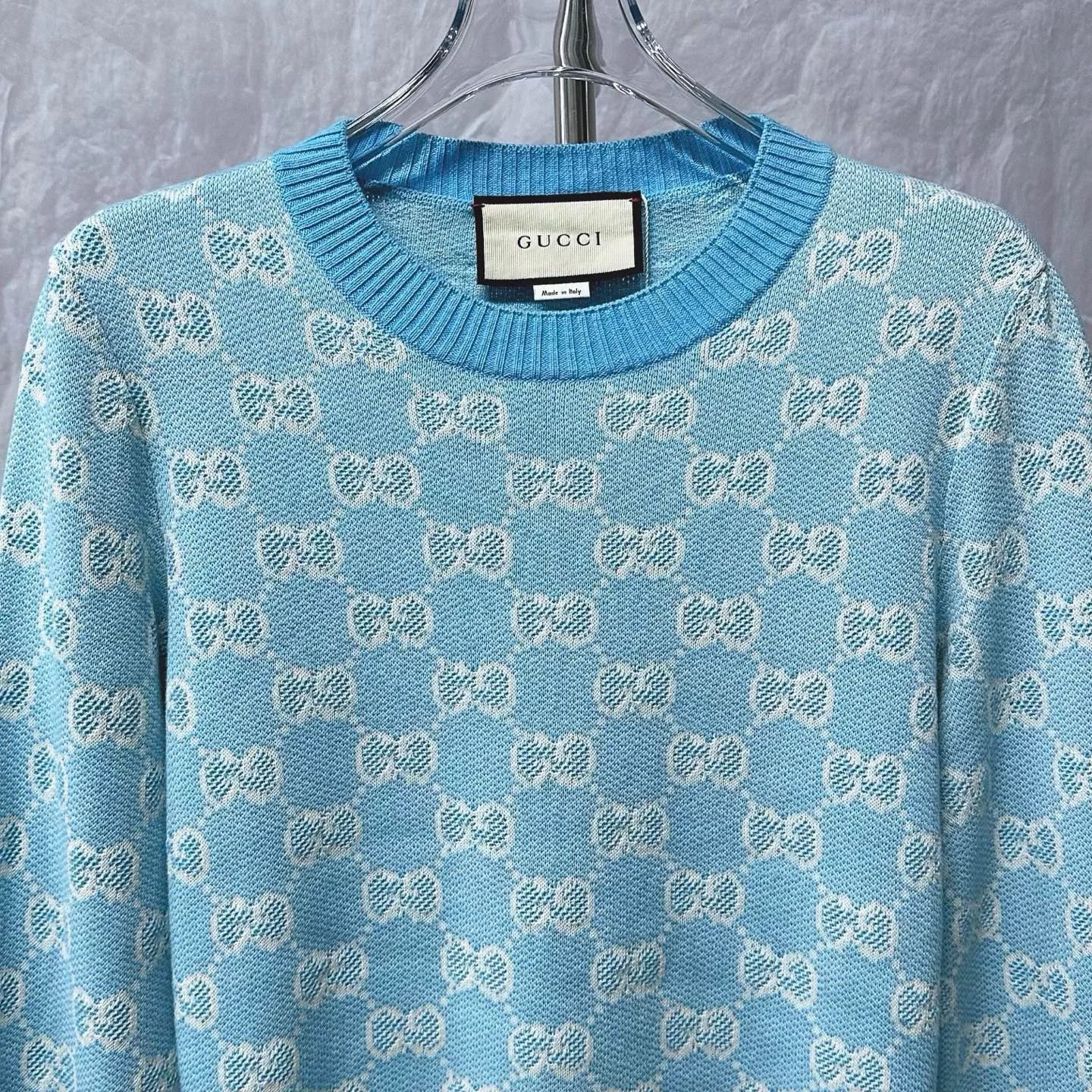 Gucci gucci double g pattern sweater size s Size S / US 4 / IT 40 - 2 Thumbnail