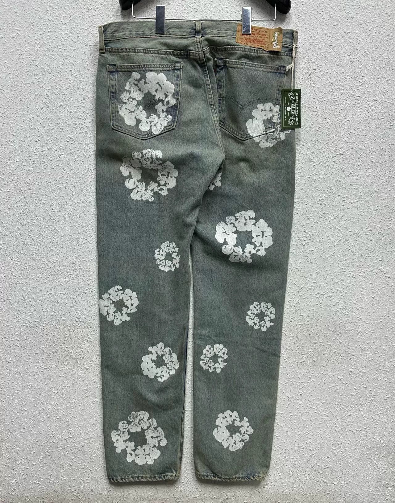 Levi's denim tears x levi's vintage denim pants Size US 36 / EU 52 - 2 Thumbnail
