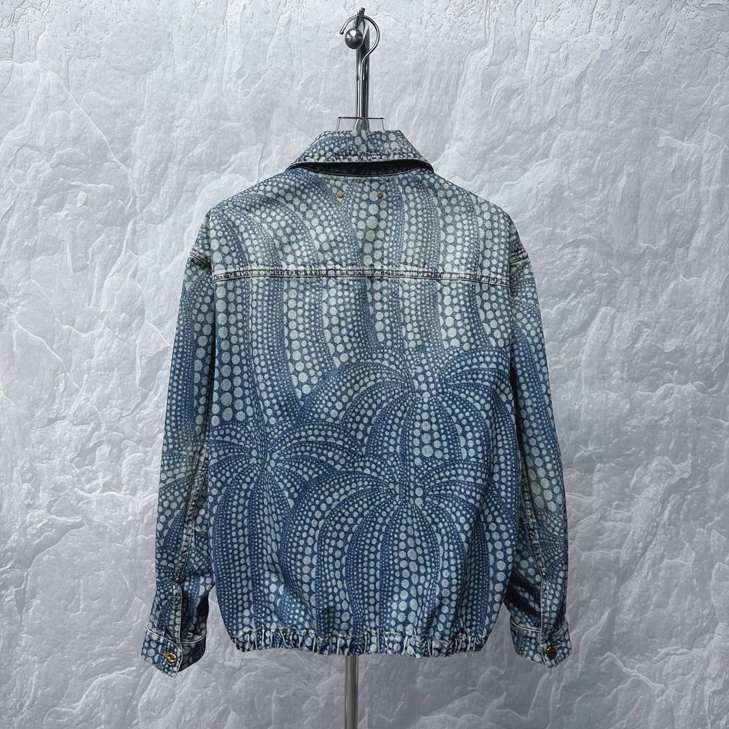 Louis Vuitton louis vuitton dotted denim zip jacket Size L / US 10 / IT 46 - 4 Thumbnail