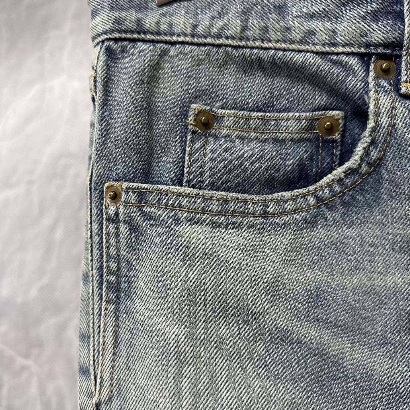 Saint Laurent Paris classic washed denim long pants by saint laurent Size US 29 - 3 Thumbnail
