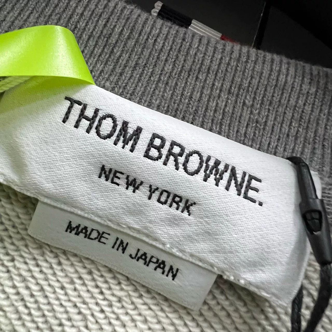 Thom Browne thom browne gray striped crewneck sweatshirt Size US M / EU 48-50 / 2 - 4 Thumbnail