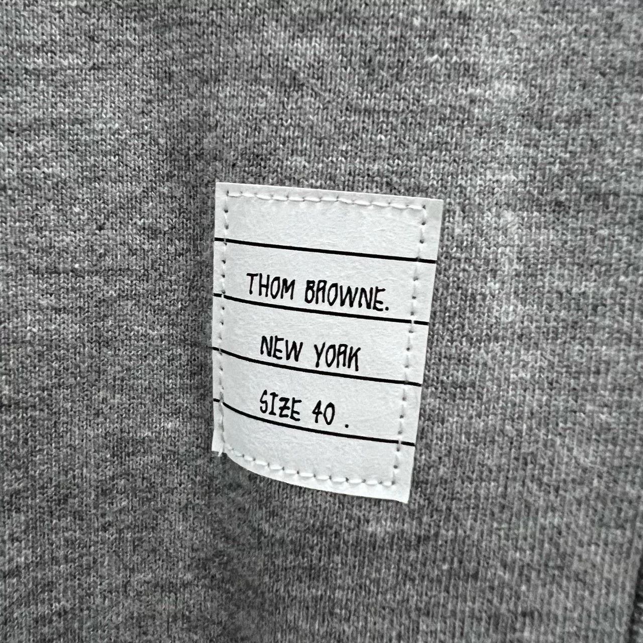 Thom Browne thom browne gray striped crewneck sweatshirt Size US M / EU 48-50 / 2 - 5 Thumbnail