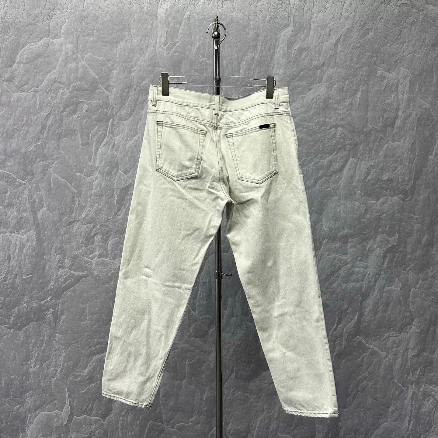 Saint Laurent Paris saint laurent white washed denim pants 32 Size US 32 / EU 48 - 2 Thumbnail