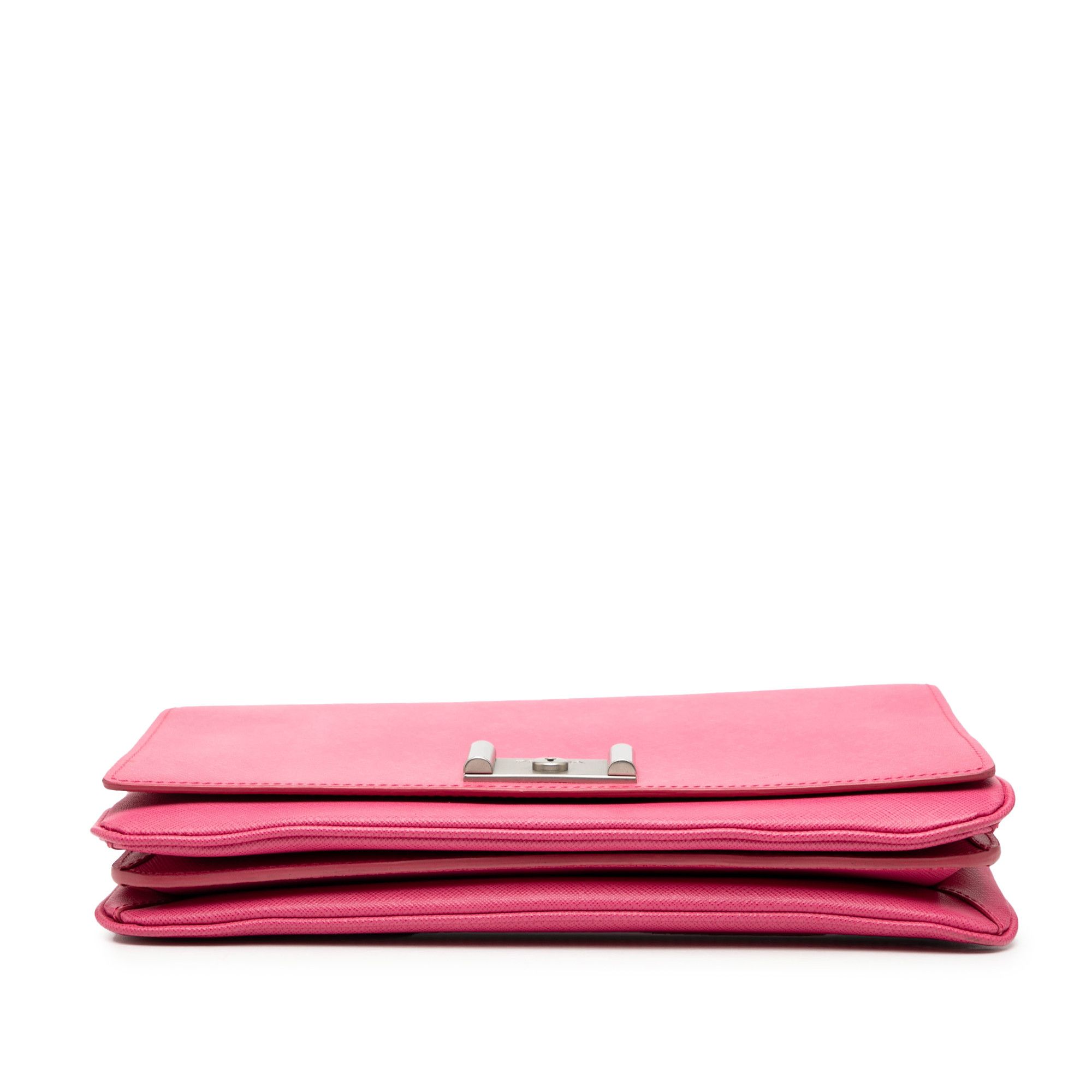 Prada Prada Saffiano Lux Lock Chain Flap Size ONE SIZE - 3 Thumbnail