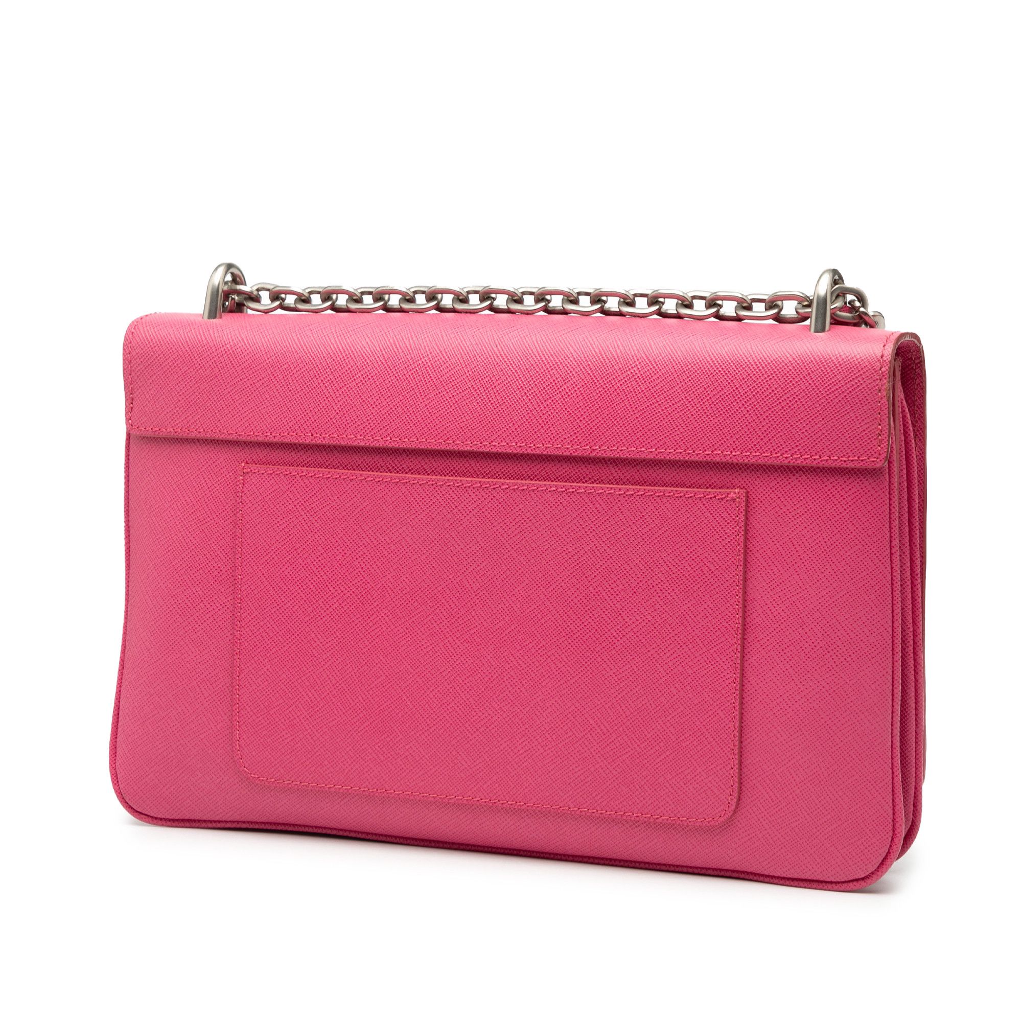 Prada Prada Saffiano Lux Lock Chain Flap Size ONE SIZE - 2 Thumbnail