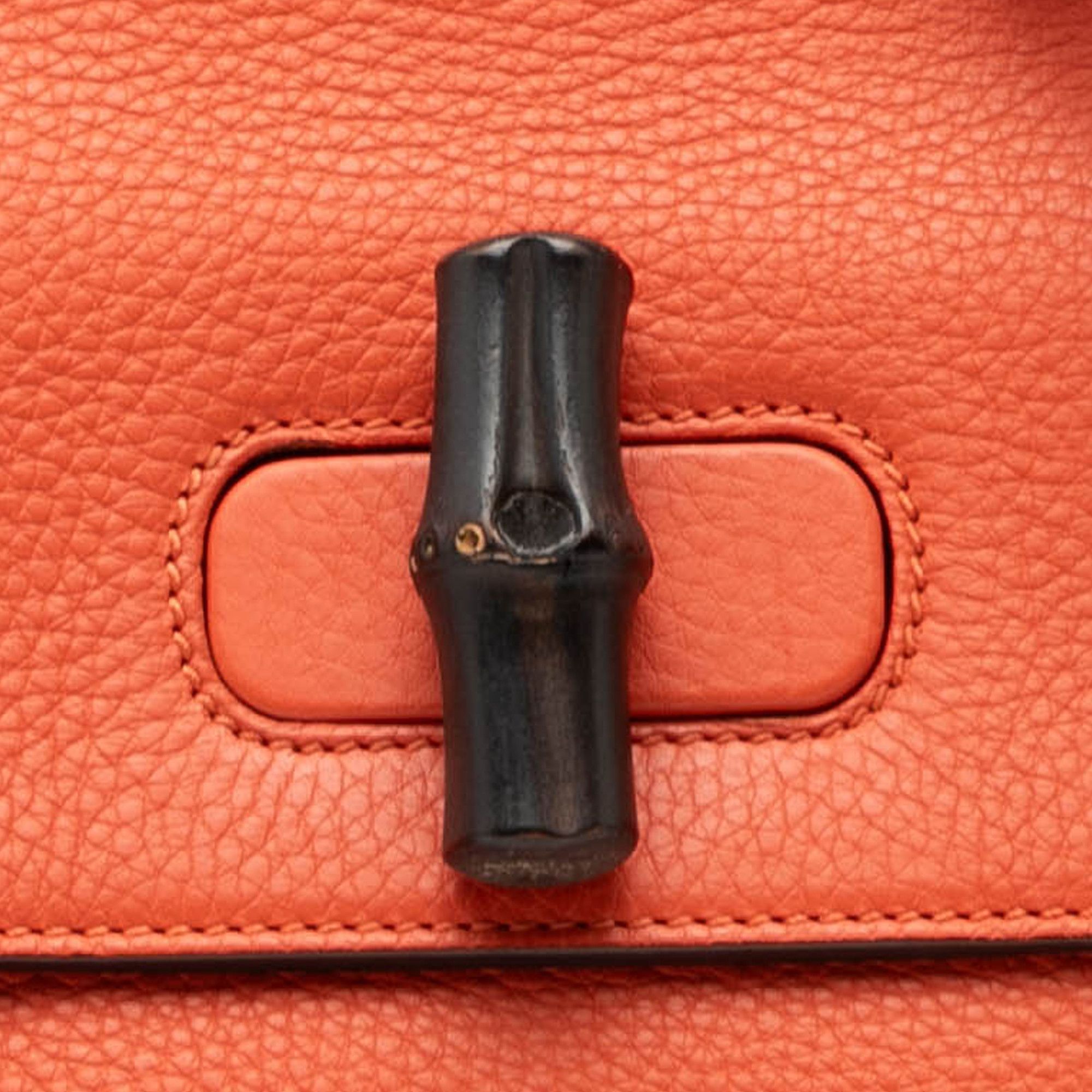 Gucci Gucci Small Leather Bamboo Daily Satchel Size ONE SIZE - 6 Thumbnail