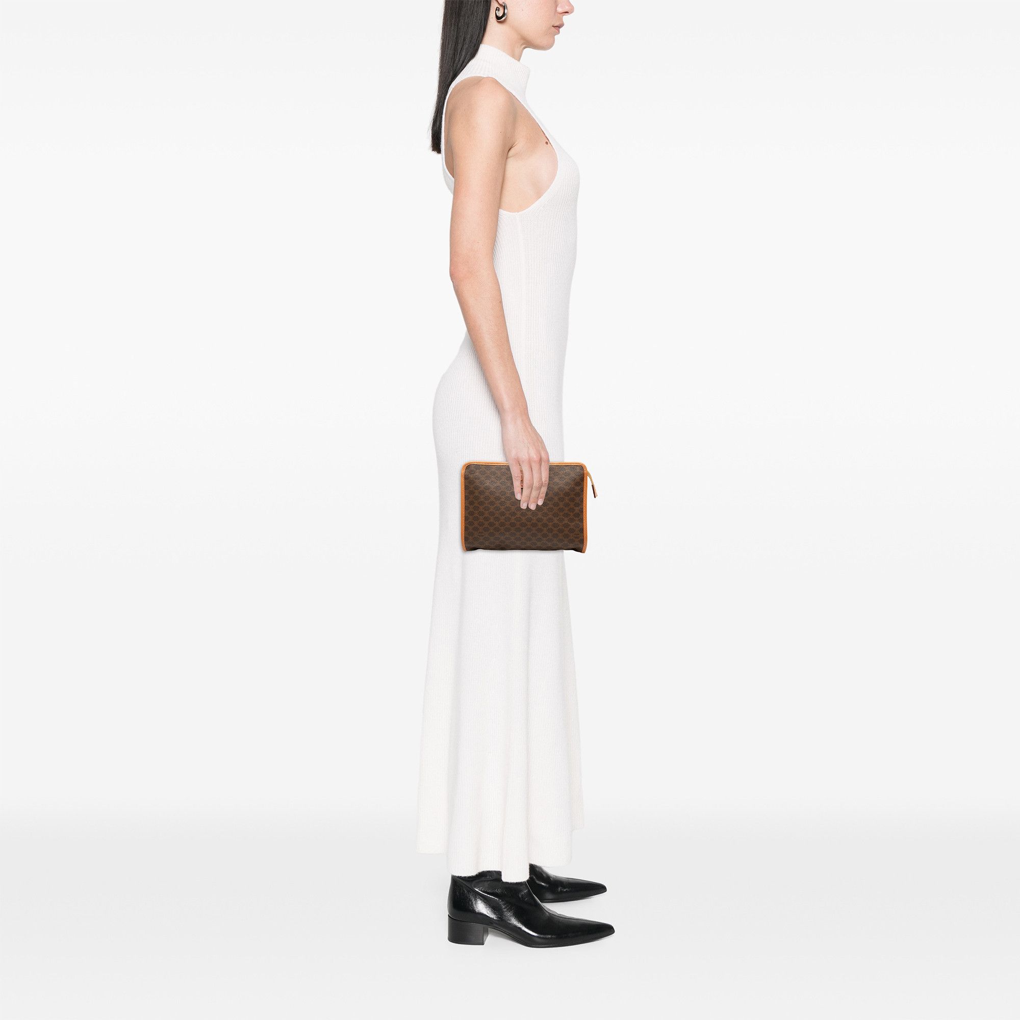 Celine Celine Macadam Coated Canvas Clutch Size ONE SIZE - 6 Thumbnail