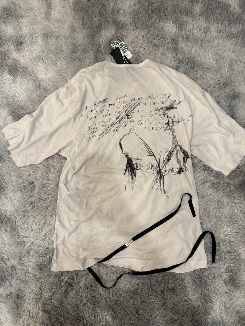 Ann Demeulemeester ANN DEMEULEMEESTER Sketch Print T-shirt Size US XS / EU 42 / 0 - 9 Thumbnail
