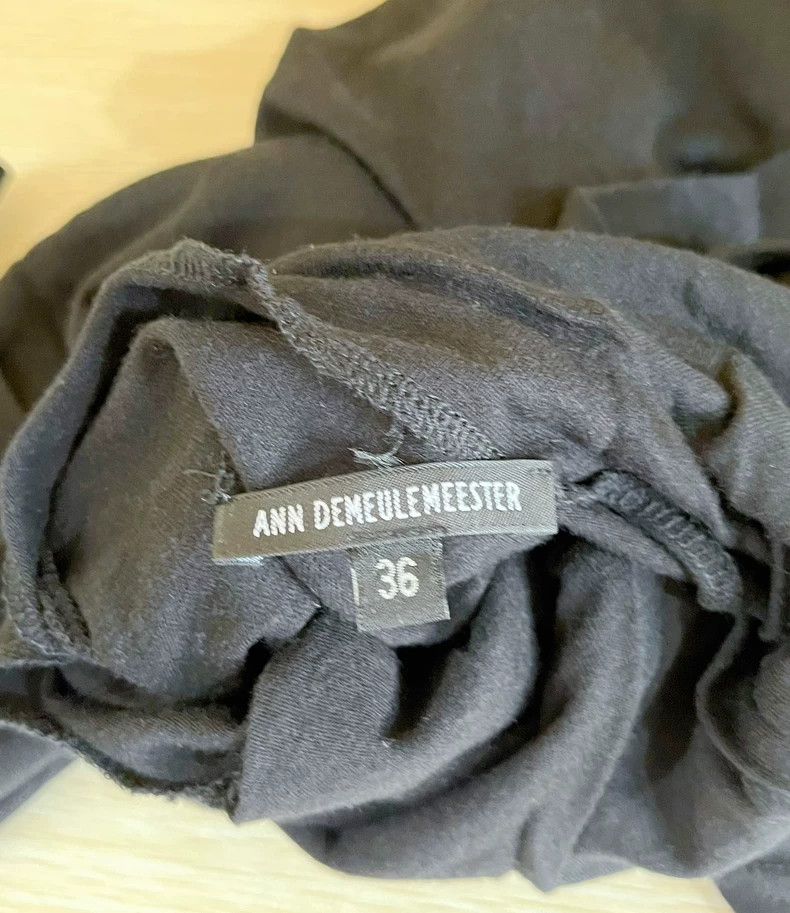Ann Demeulemeester Ann Demeulemeester High Neck Tencel Top Size US XS / EU 42 / 0 - 3 Thumbnail