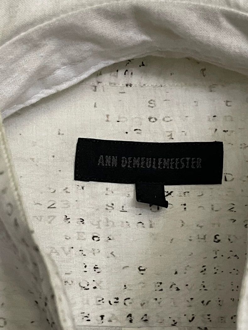 Ann Demeulemeester Ann Demeulemeester Matrix Code Shirt Size US M / EU 48-50 / 2 - 6 Thumbnail