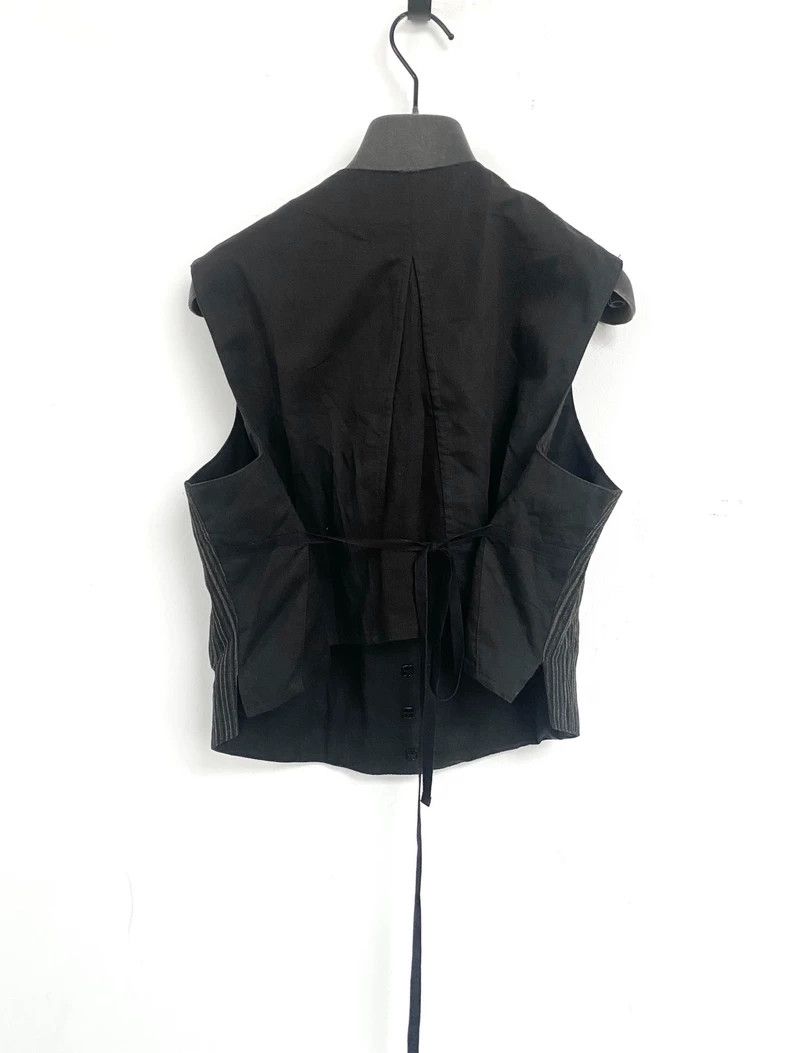 Ann Demeulemeester Ann Demeulemeester Striped Tie Vest Size US M / EU 48-50 / 2 - 4 Thumbnail