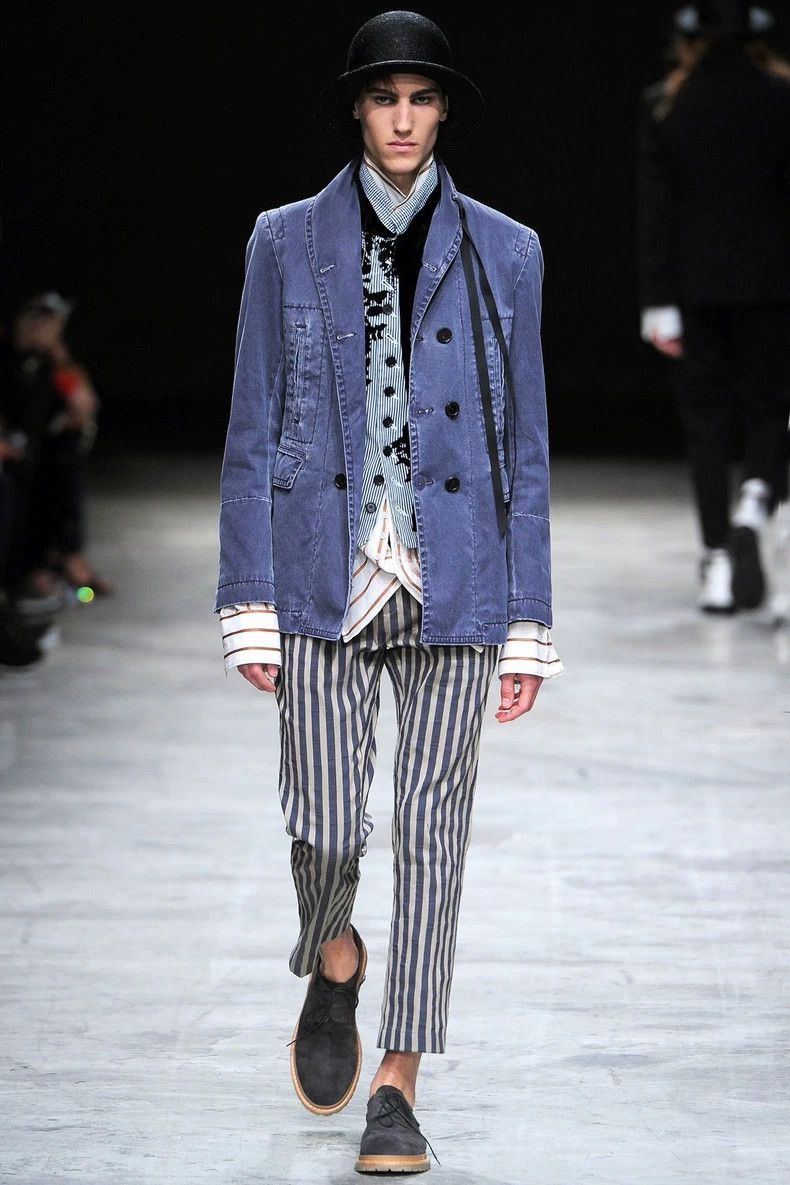 Ann Demeulemeester Ann Demeulemeester Washed Court Blazer Size US XXS / EU 40 - 2 Thumbnail