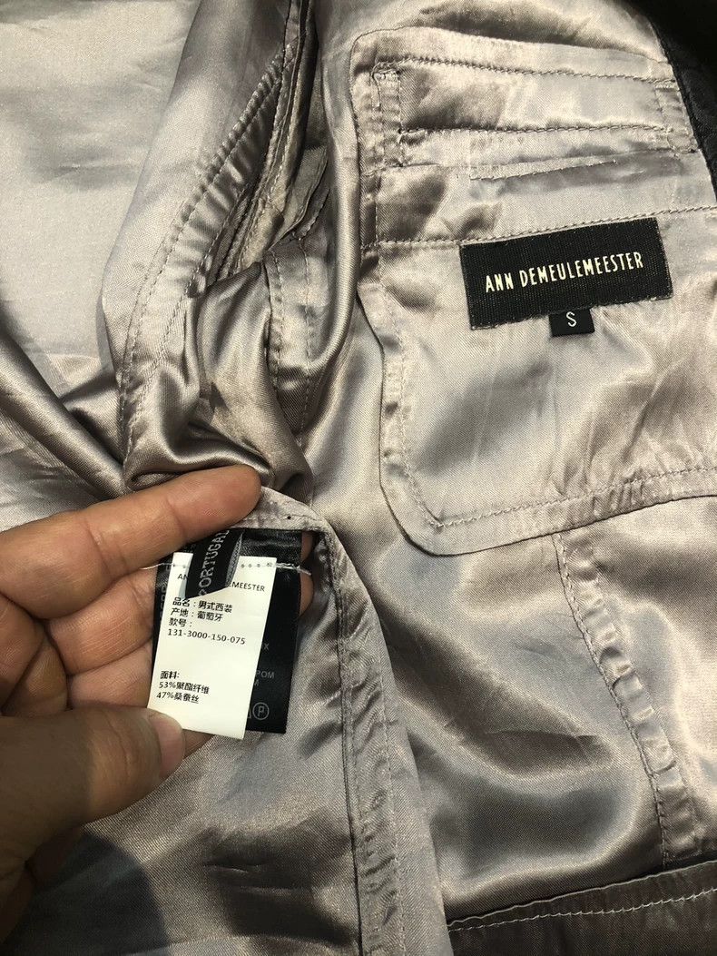 Ann Demeulemeester ANN DEMEULEMEESTER Men's Short Jacket Size US S / EU 44-46 / 1 - 6 Thumbnail