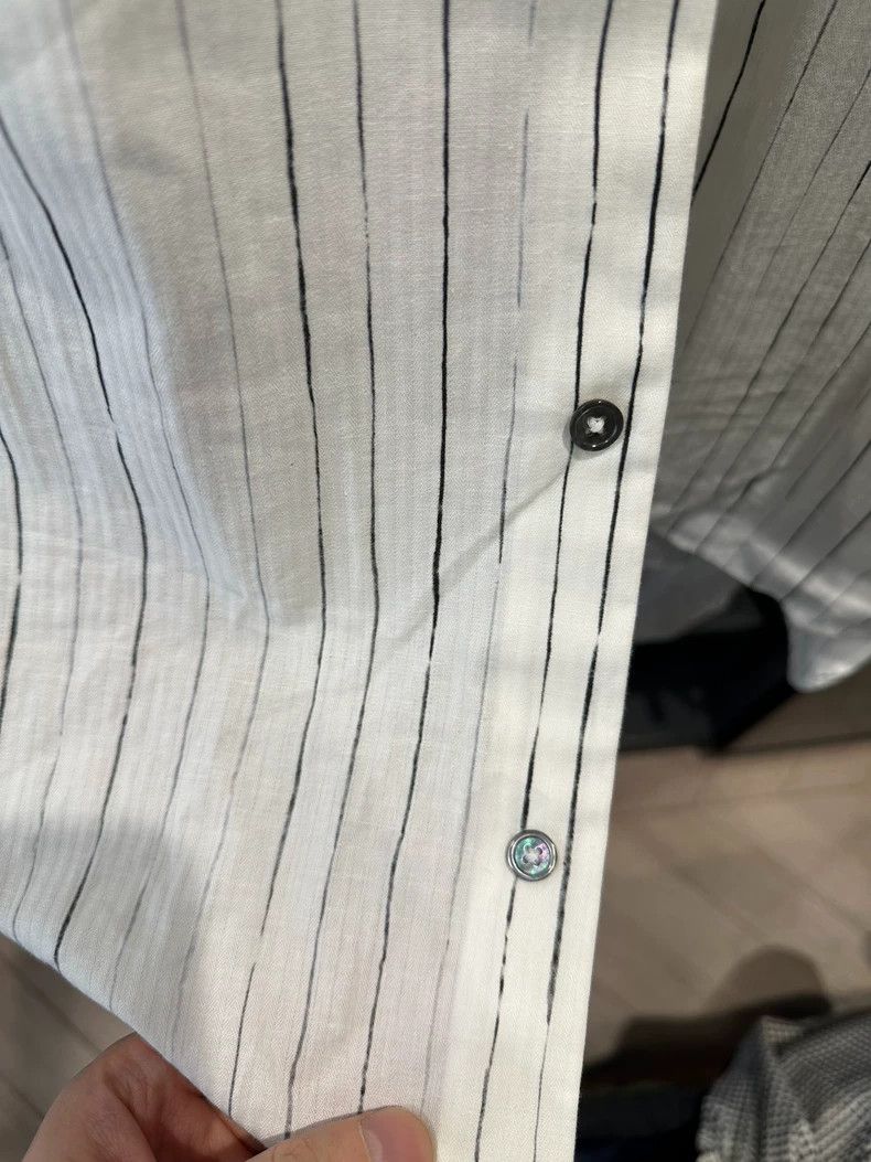 Ann Demeulemeester Ann Demeulemeester Striped Short-Sleeve Shirt Size US M / EU 48-50 / 2 - 5 Thumbnail