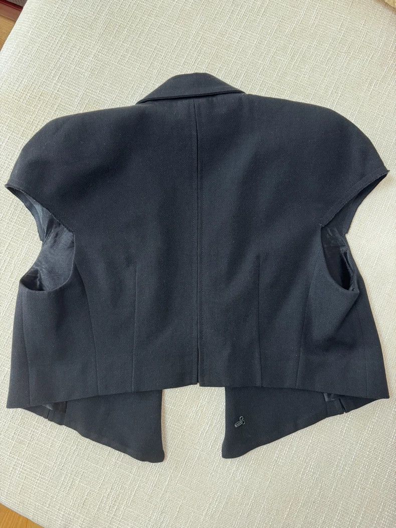 Ann Demeulemeester Ann Demeulemeester Structured Shoulder Vest Size US M / EU 48-50 / 2 - 2 Thumbnail