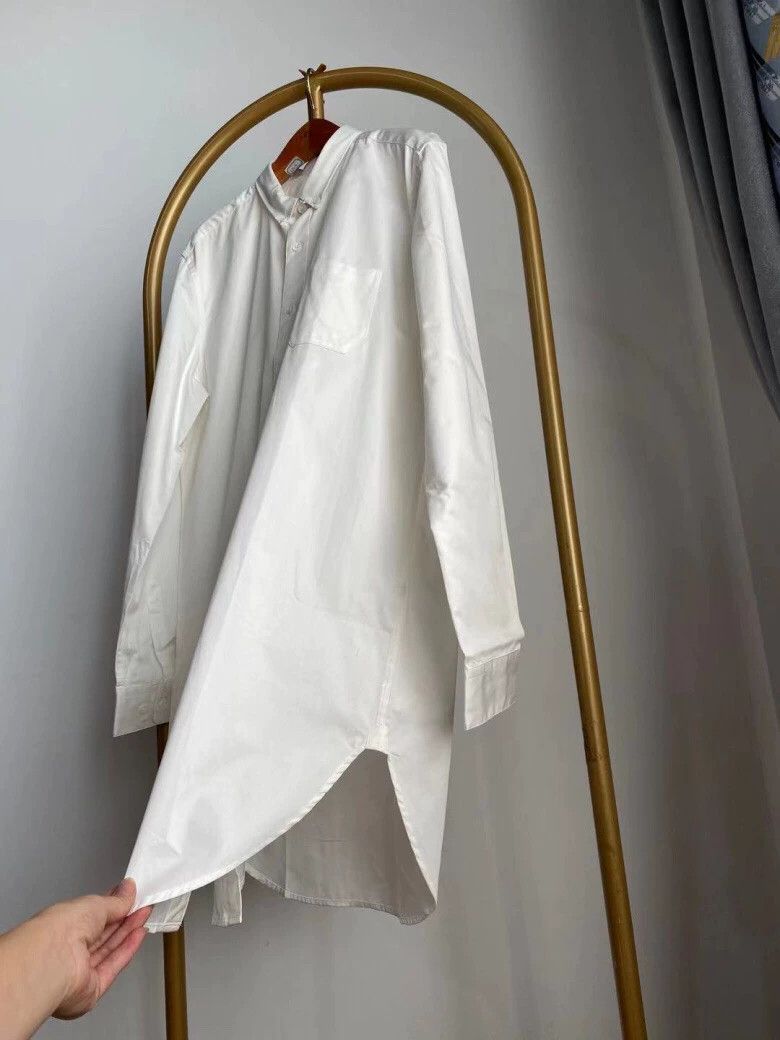 Ann Demeulemeester Ann Demeulemeester White Shirt Size US L / EU 52-54 / 3 - 3 Thumbnail