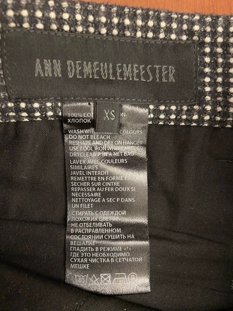 Ann Demeulemeester Ann Demeulemeester Houndstooth Casual Pants Size US 26 / EU 42 - 2 Thumbnail