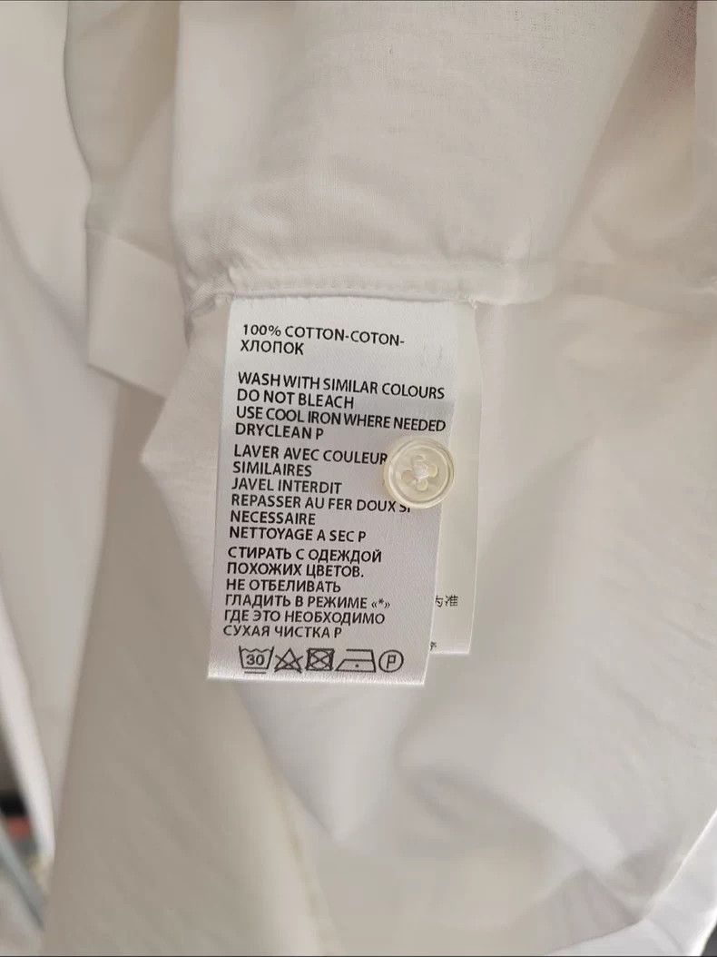Ann Demeulemeester Ann Demeulemeester Oversized White Shirt Coat Size US L / EU 52-54 / 3 - 4 Thumbnail
