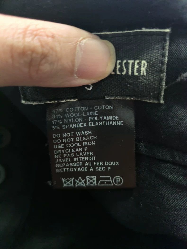 Ann Demeulemeester Ann Demeulemeester High-Waist Wool Pants Size US 26 / EU 42 - 5 Thumbnail