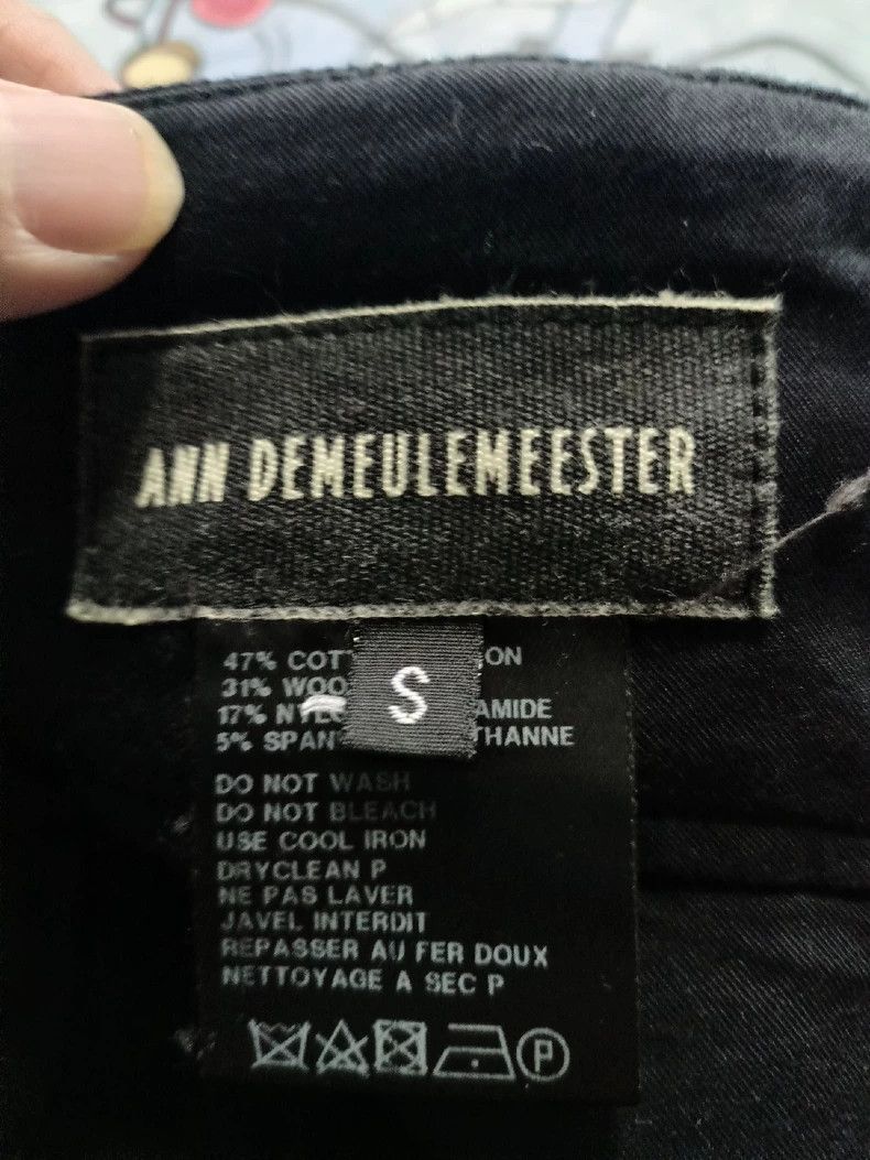Ann Demeulemeester Ann Demeulemeester High-Waist Wool Pants Size US 26 / EU 42 - 4 Thumbnail