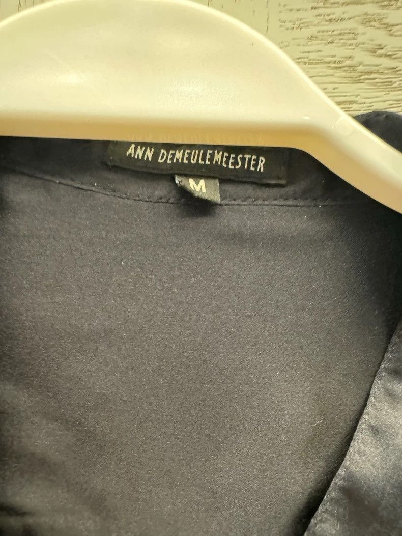 Ann Demeulemeester Ann Demeulemeester Silk Court Coat Size US M / EU 48-50 / 2 - 2 Thumbnail