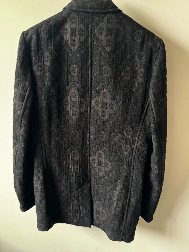 Ann Demeulemeester Ann Demeulemeester 13AW Flocked Ribbon Coat Size US S / EU 44-46 / 1 - 5 Thumbnail