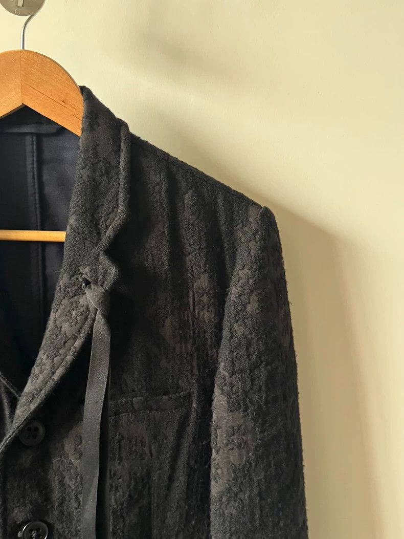 Ann Demeulemeester Ann Demeulemeester 13AW Flocked Ribbon Coat Size US S / EU 44-46 / 1 - 7 Thumbnail