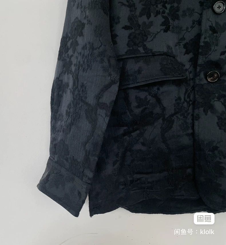 Ann Demeulemeester Ann Demeulemeester Men's Jacquard Blazer Size US S / EU 44-46 / 1 - 4 Thumbnail