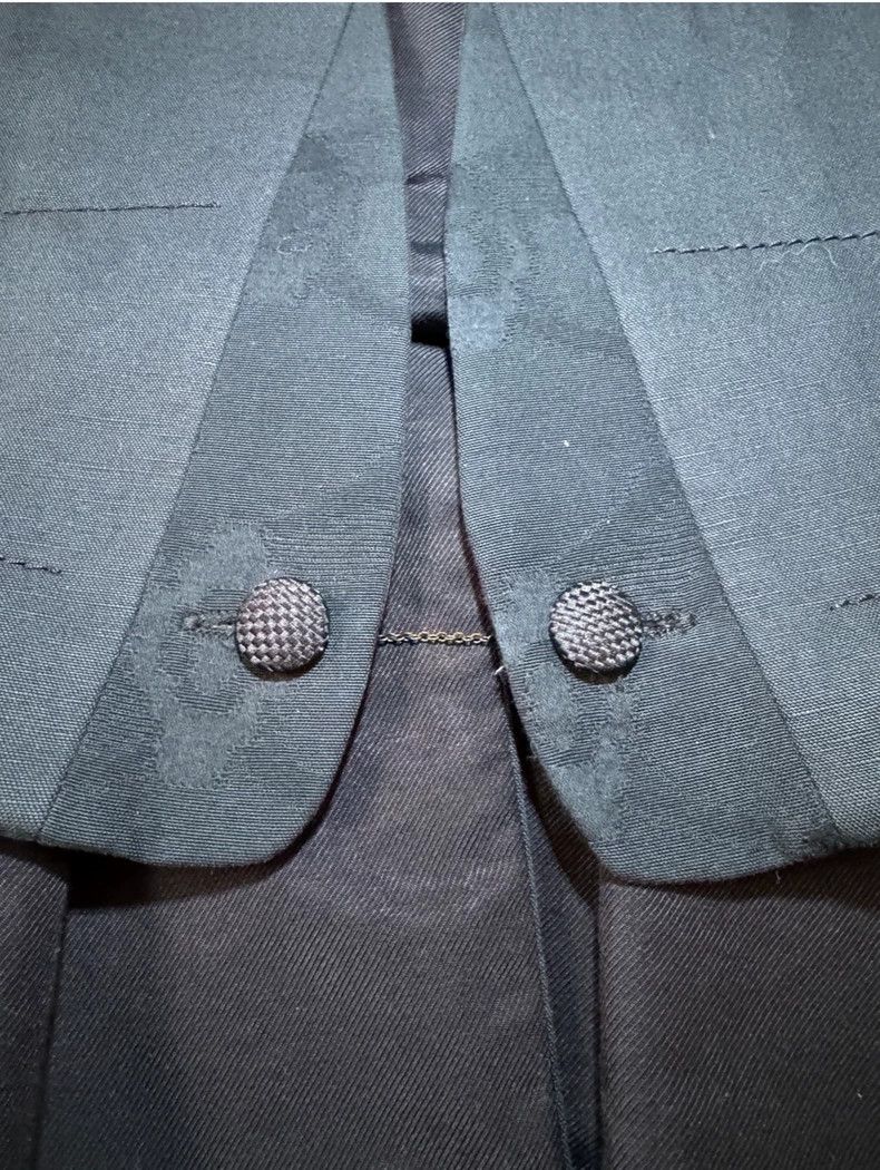 Ann Demeulemeester Ann Demeulemeester 2012SS Jacquard Collarless Jacket Size US XXS / EU 40 - 7 Thumbnail