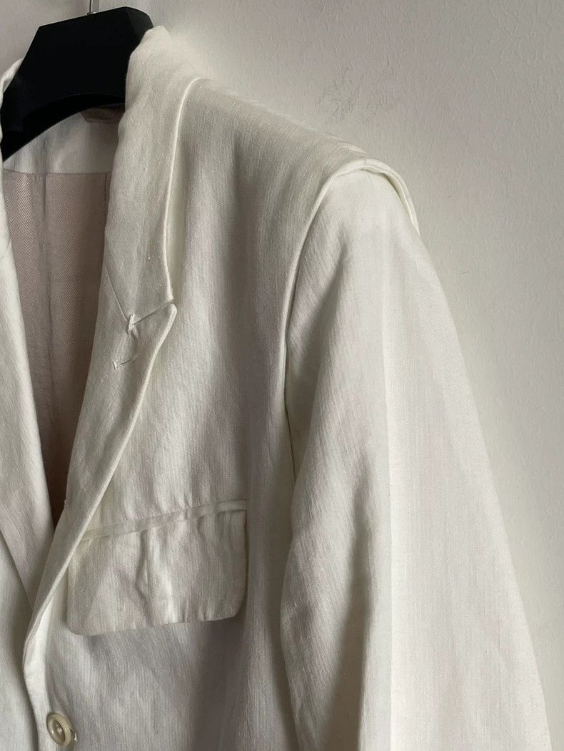 Ann Demeulemeester Ann Demeulemeester S/S15 White Trench Size US XXS / EU 40 - 6 Thumbnail