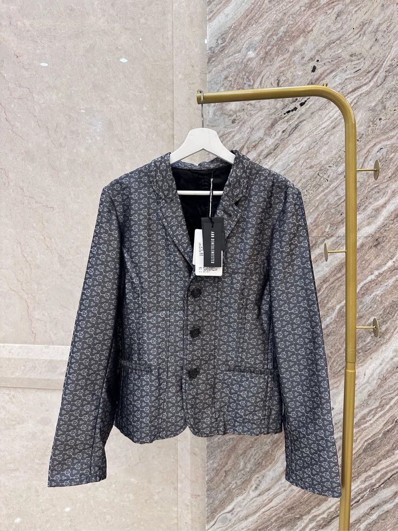 Ann Demeulemeester Ann Demeulemeester Silk Patterned Blazer S Size US S / EU 44-46 / 1 - 3 Thumbnail
