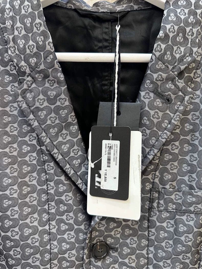Ann Demeulemeester Ann Demeulemeester Silk Patterned Blazer S Size US S / EU 44-46 / 1 - 7 Thumbnail