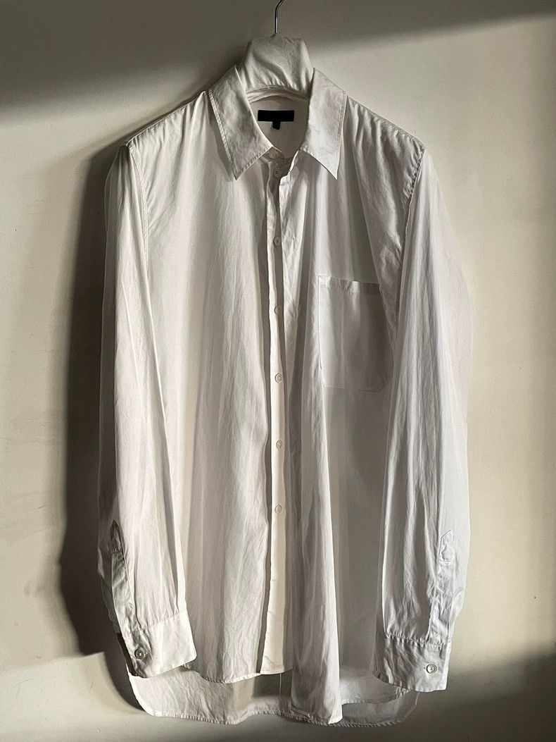 Ann Demeulemeester Ann Demeulemeester Asymmetric Cotton Shirt Size US L / EU 52-54 / 3 - 5 Thumbnail