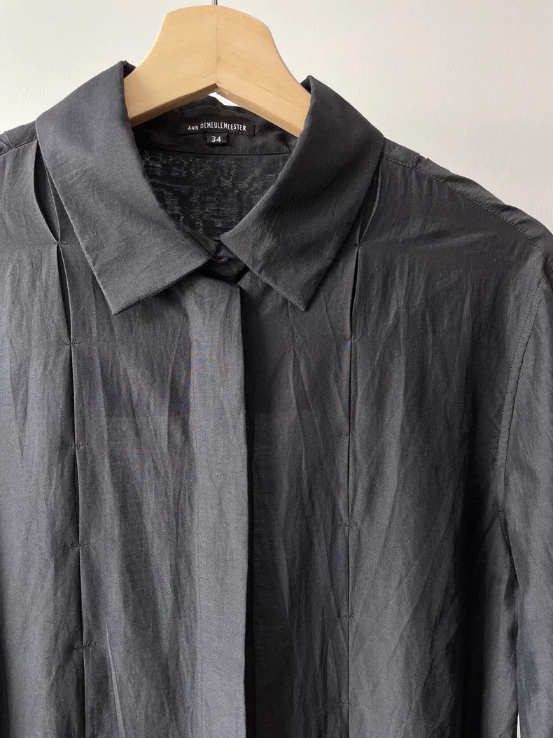 Ann Demeulemeester Ann Demeulemeester Black Shirt Size US XS / EU 42 / 0 - 3 Thumbnail