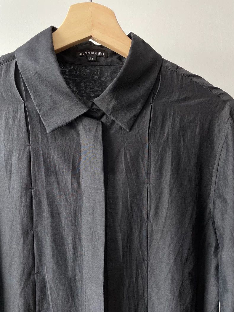 Ann Demeulemeester Ann Demeulemeester Black Shirt Size US XS / EU 42 / 0 - 3 Thumbnail