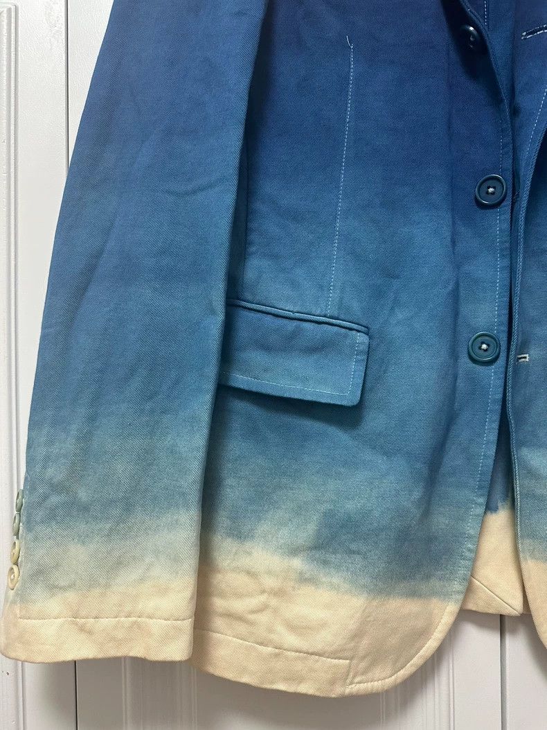 Ann Demeulemeester Ann Demeulemeester Gradient Blue Blazer Size US XXS / EU 40 - 2 Thumbnail