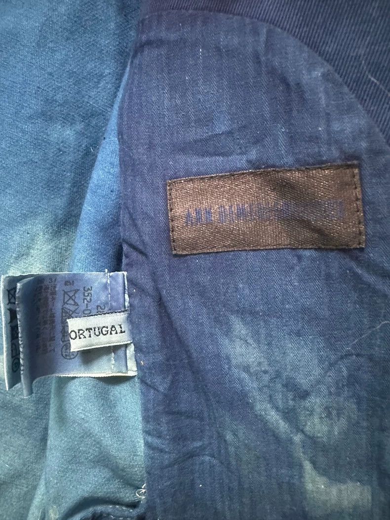 Ann Demeulemeester Ann Demeulemeester Gradient Blue Blazer Size US XXS / EU 40 - 4 Thumbnail