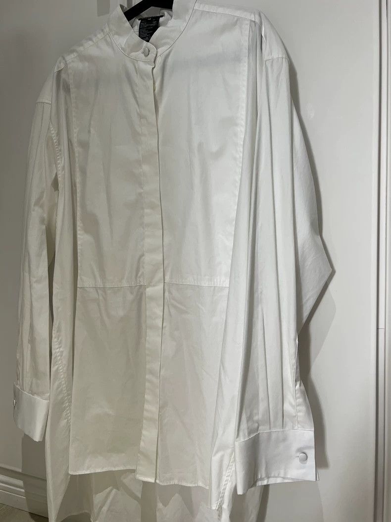 Ann Demeulemeester Ann Demeulemeester White Long Shirt Size US XS / EU 42 / 0 - 4 Thumbnail