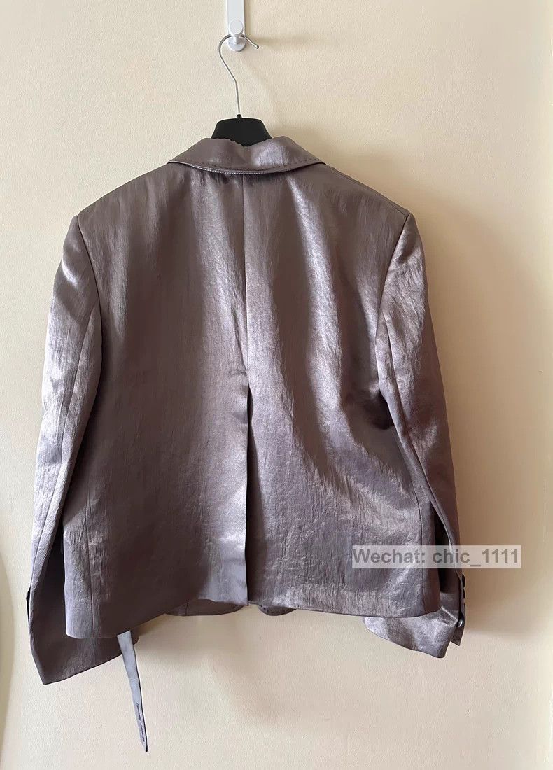 Ann Demeulemeester Ann Demeulemeester Purple Blazer Size US XL / EU 56 / 4 - 2 Thumbnail