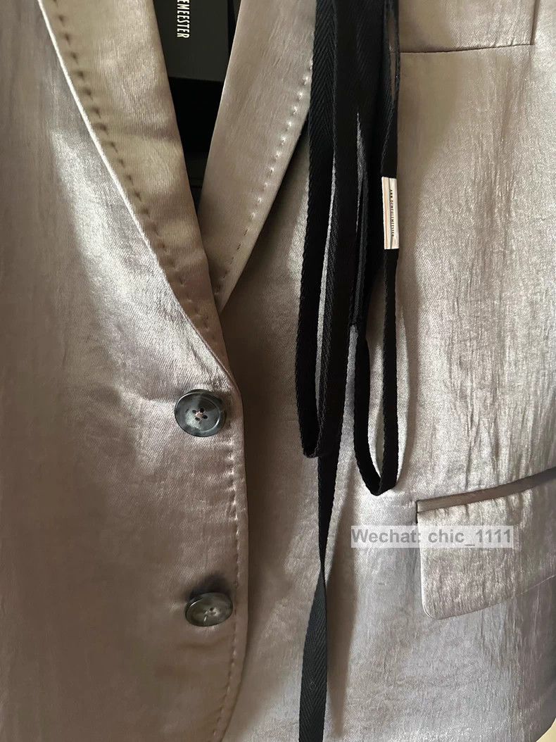 Ann Demeulemeester Ann Demeulemeester Purple Blazer Size US XL / EU 56 / 4 - 5 Thumbnail