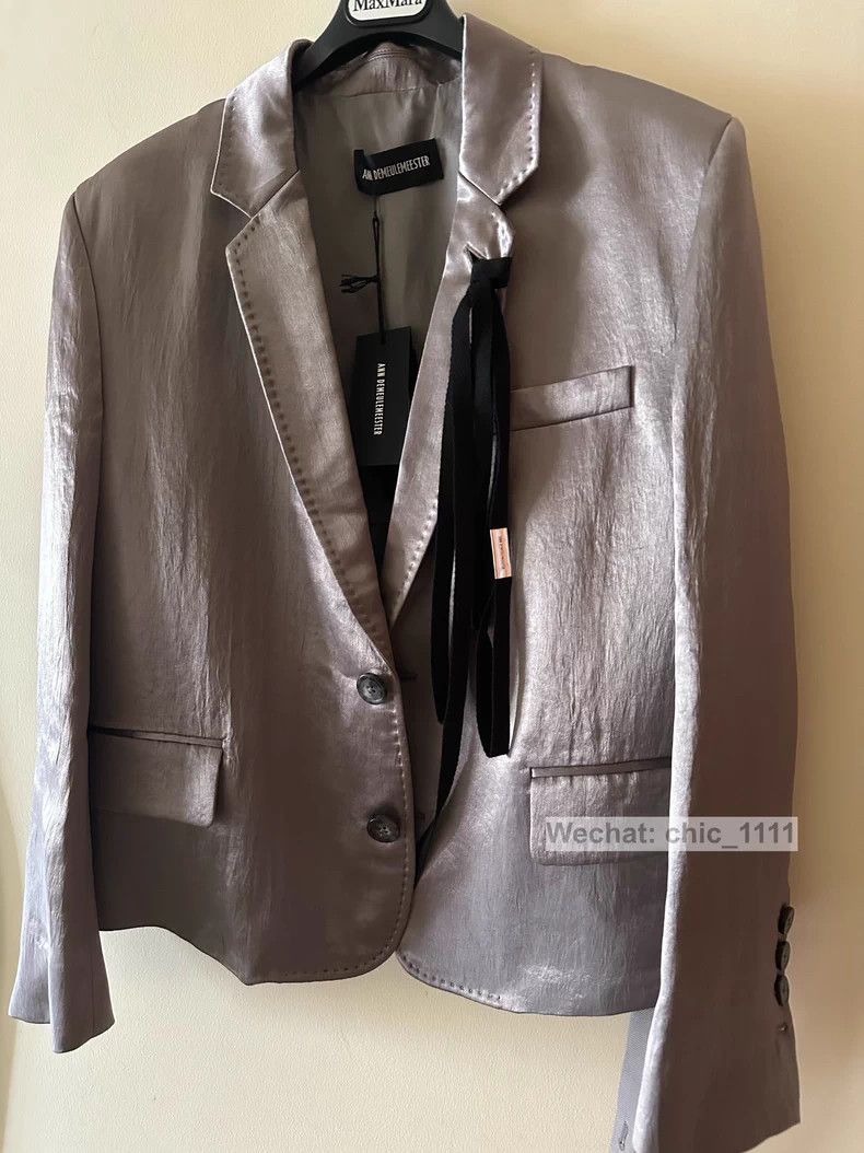 Ann Demeulemeester Ann Demeulemeester Purple Blazer Size US XL / EU 56 / 4 - 3 Thumbnail