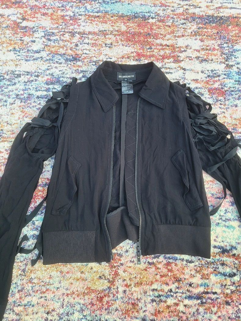 Ann Demeulemeester Ann Demeulemeester Silk Detachable Sleeve Jacket Size US S / EU 44-46 / 1 - 4 Thumbnail