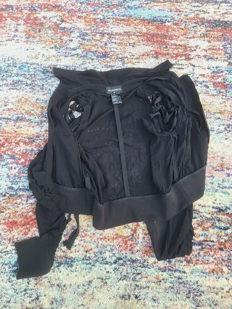 Ann Demeulemeester Ann Demeulemeester Silk Detachable Sleeve Jacket Size US S / EU 44-46 / 1 - 5 Thumbnail