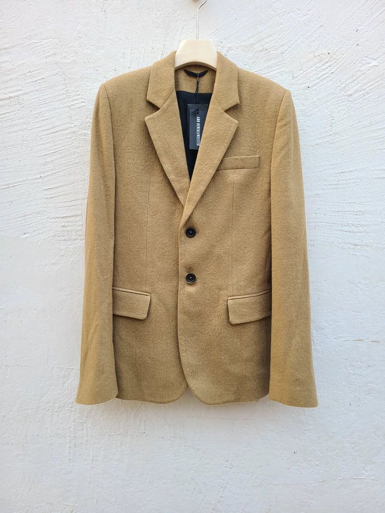 Ann Demeulemeester Ann Demeulemeester Wool Blend Coat Size US XL / EU 56 / 4 - 2 Thumbnail