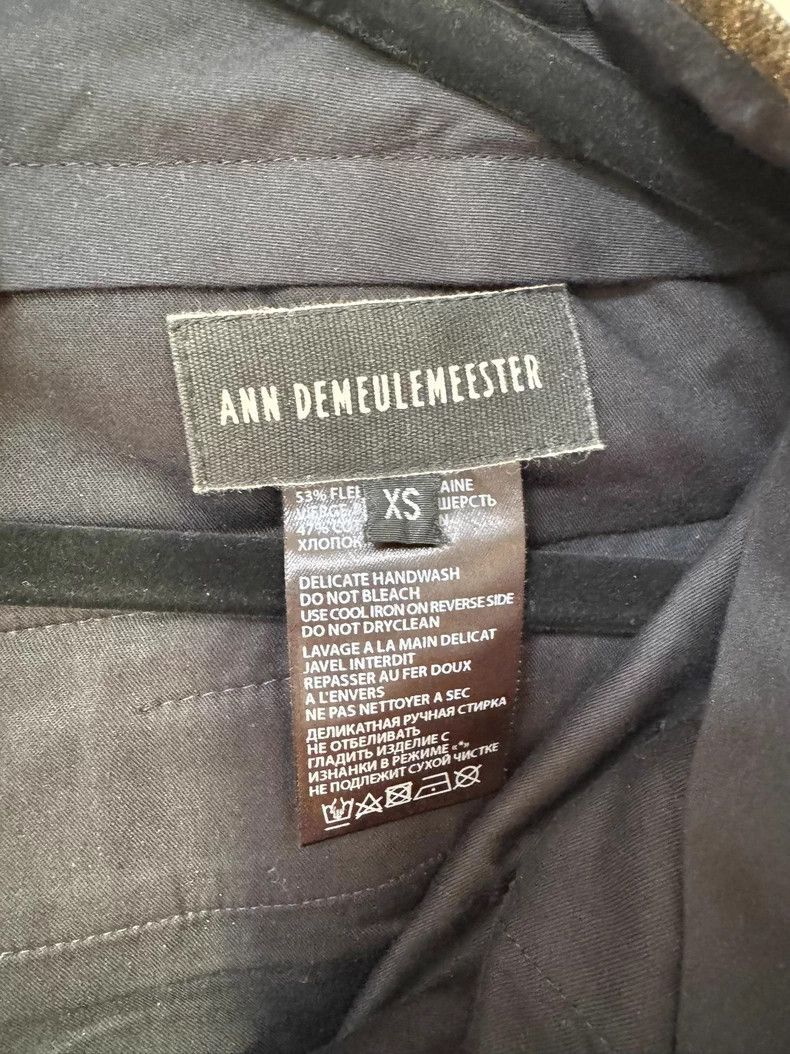 Ann Demuelemeester Gold Shimmer Pants XS