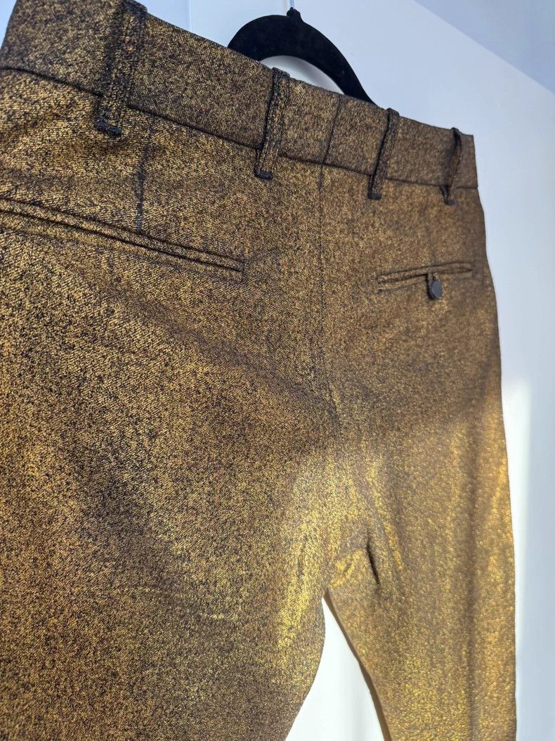 Ann Demuelemeester Gold Shimmer Pants XS