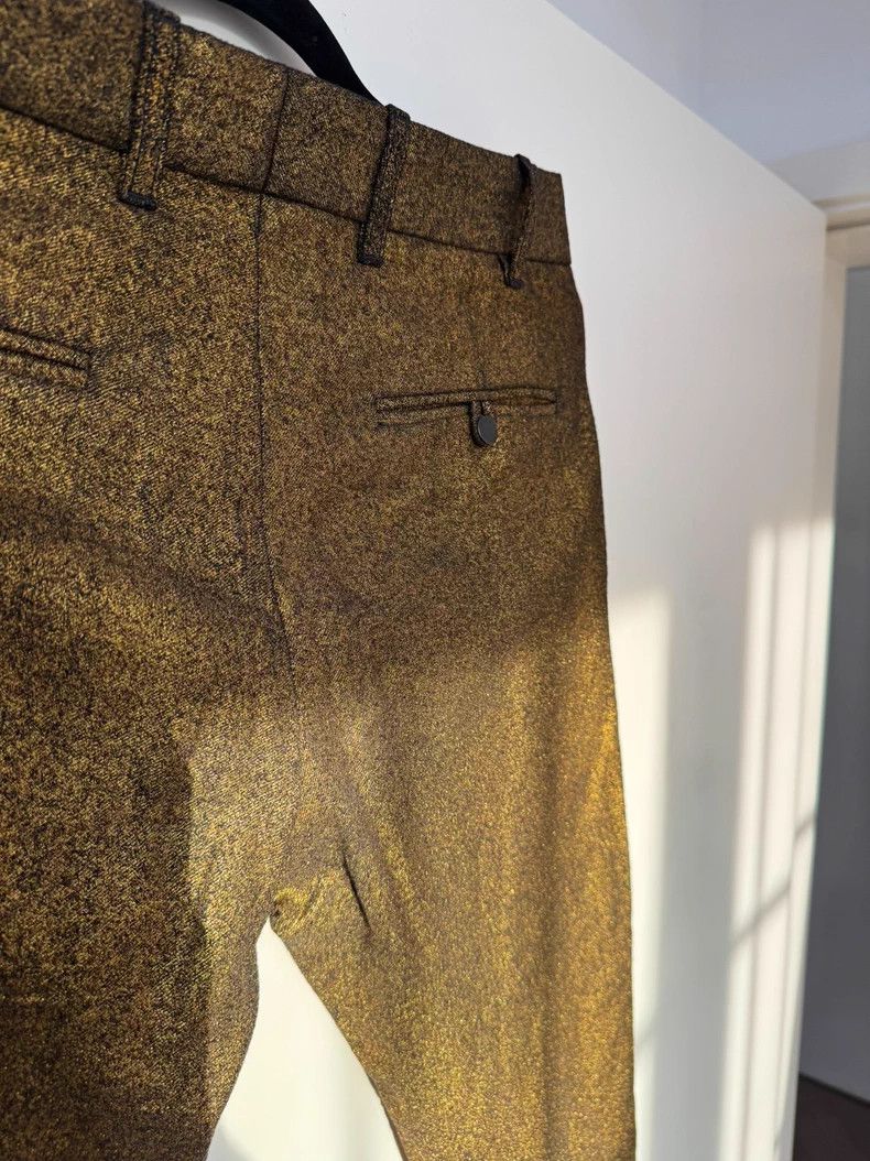 Ann Demuelemeester Gold Shimmer Pants XS