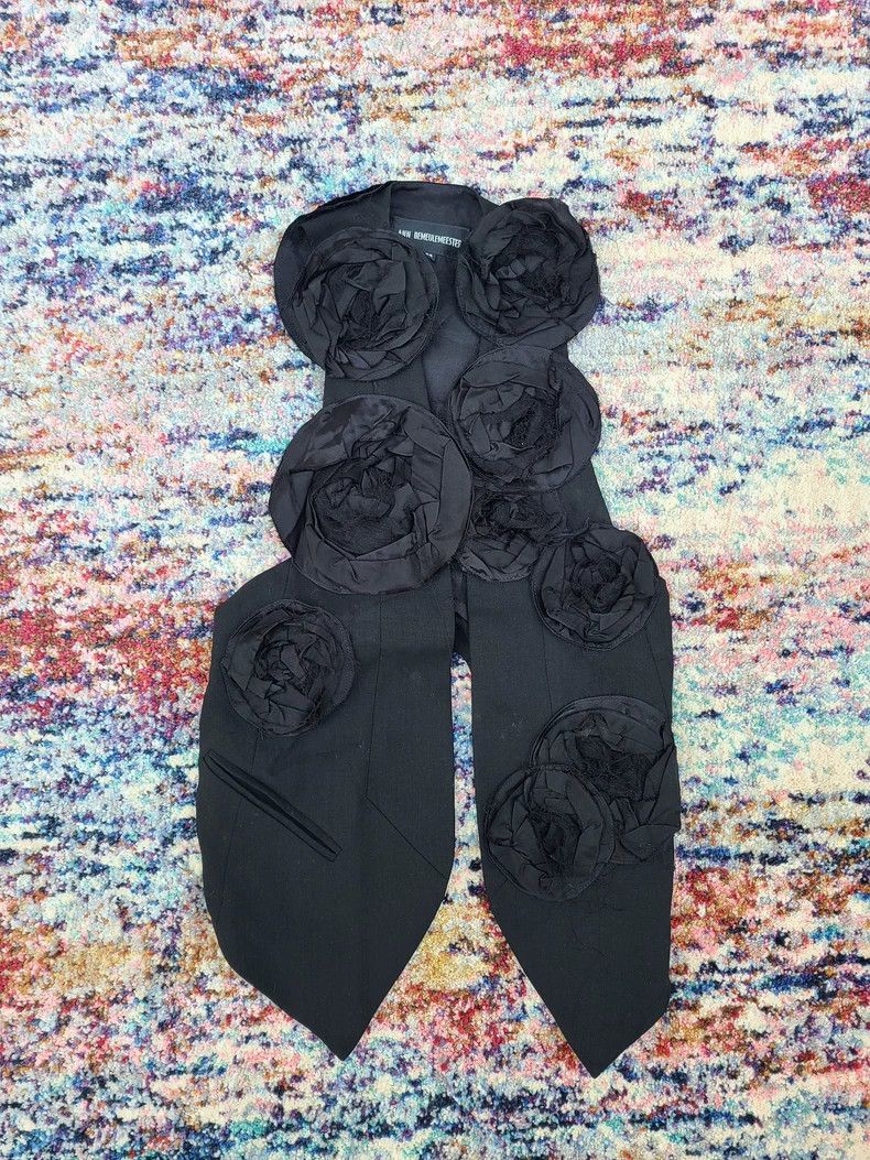 Ann Demeulemeester Ann Demeulemeester Silk Rose Vest Size US XS / EU 42 / 0 - 2 Thumbnail