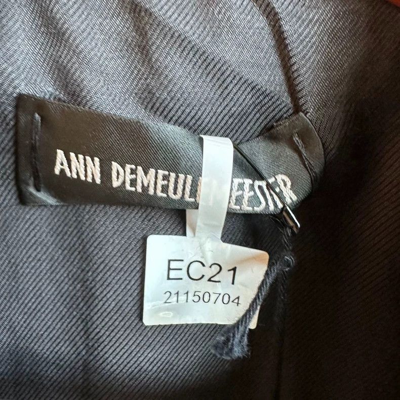 Ann Demeulemeester Ann Demeulemeester Black Loose Blazer Size US L / EU 52-54 / 3 - 3 Thumbnail