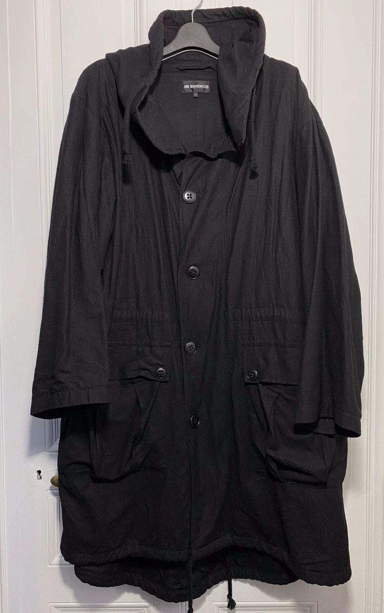 Ann Demeulemeester Ann Demeulemeester AW13 Oversize Wool Hooded Coat Size US XXS / EU 40 - 2 Thumbnail